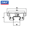 Шариковая каретка SKF LLTHC 30 A T1 P5